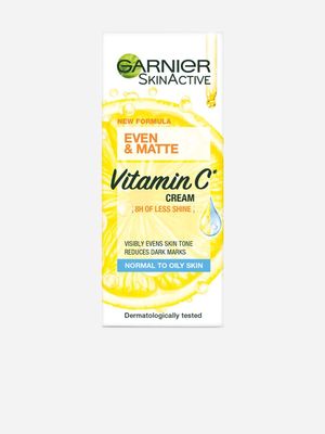 Garnier Even & Matte Vitamin C Day Cream - Normal To Oily Skin