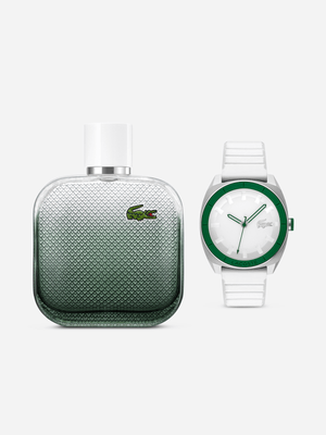 Lacoste L.12.12 Blanc Eau Intense Eau de Toilette with Free Watch