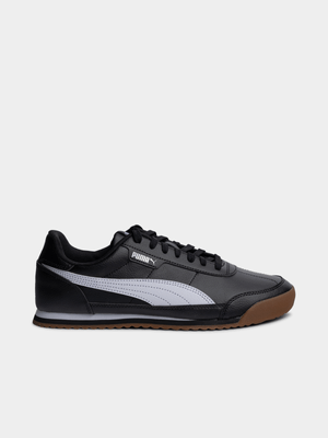 Mens Puma Turino Black/White Sneaker