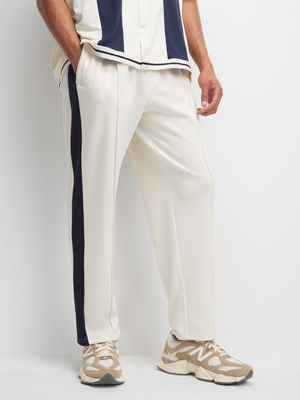 Redbat Athletics Men's Cream/Navy Jogger