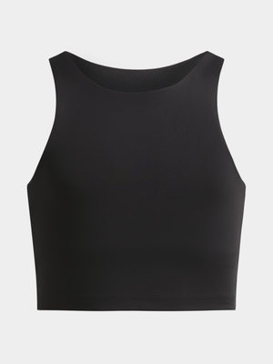 Girls TS Lined Black Crop