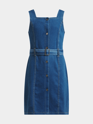 Jet Older Girls Blue Denim Dress