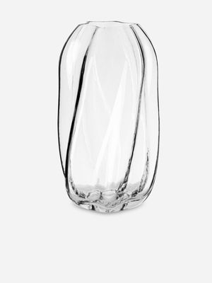 Okra Glass Vase 28cm