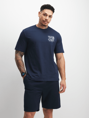 Mens TS Makers Of The Game Graphic Navy Tee