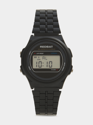 Redbat Unisex Round Digital Black Watch