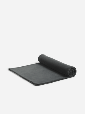 Jet Home Charcoal Coral Fleece Throw 230gsm 125x150cm