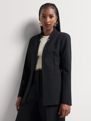 Inverted Lapel Blazer