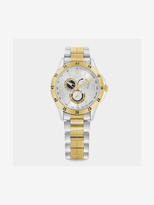 Tempo Gold & Silver Plated Multi Dial Bracelet Watch