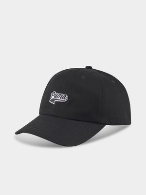 Puma Script logo Black Cap