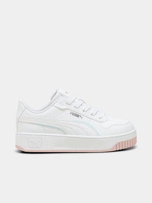 Junior Pre-School Puma Jada Holo 2.0 White/Pink Sneakers