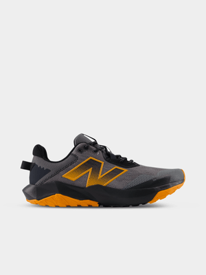 Mens New Balance Nitrel v6 Black/Orange Trail Running Shoes