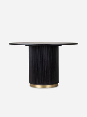 Tyra Storage Dining Table Ebony 120cm