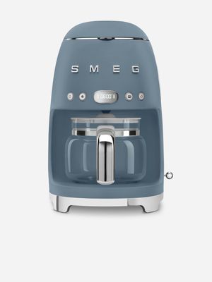 Smeg Retro Filter Coffee Machine Storm Blue Matte Special Edition