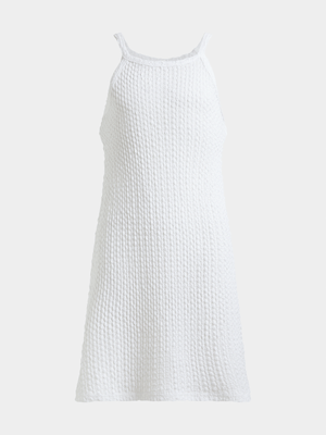 Jet Older Girls White Crochet Dress