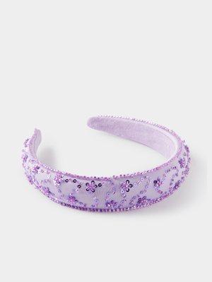 Cotton On Kids Purple Sophia Luxe Headband