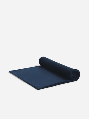 Jet Home Navy Coral Fleece Throw 230gsm 125x150cm