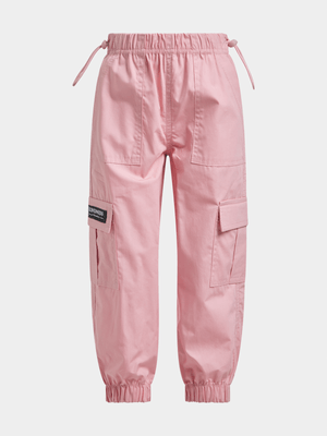 Jet Younger Girls Pink Cargo Pants