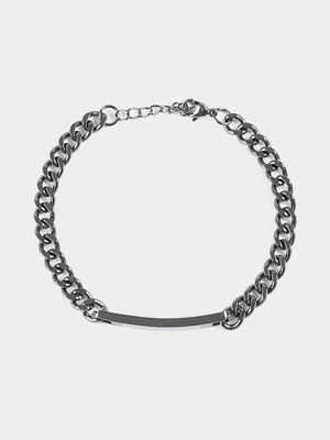 Men's Markham Stainless Steel Chain Grey Bracelet