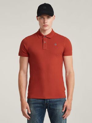 G-Star Men's Dunda Slim Rusty Red Polo