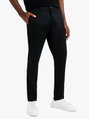 Men's Markham Super Skinny Black Chino