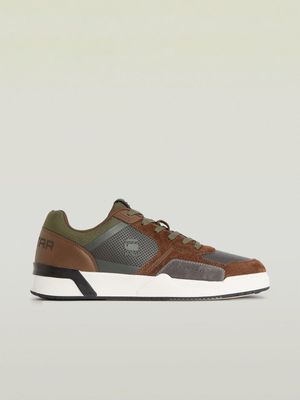 G-Star Men's Carrick Cup Low Green/Brown Sneakers