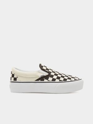 Vans Women's Checkerboard Classic Slip-On Sneaker