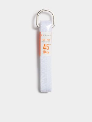 Sof Sole Flat 114cm White Shoe Laces