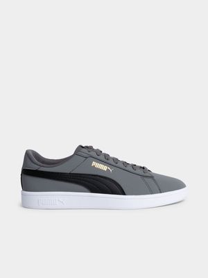 Mens Puma Smash 3.0 Grey/White Sneaker