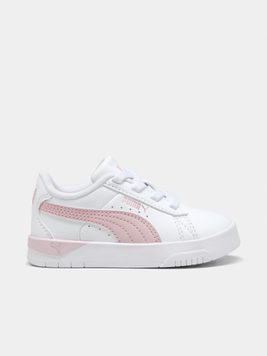 Junior Infant Puma Jada Classic White/Pink Sneakers