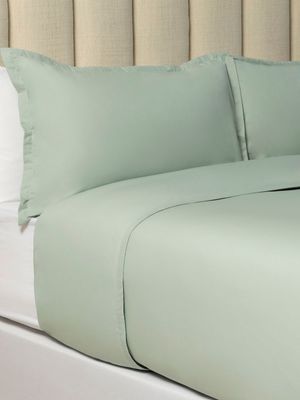 Granny Goose Most Breathable 200 Thread Count Cotton Duvet Cover Set Sage