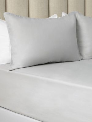 Everynight Cotton Fitted Sheet Silver