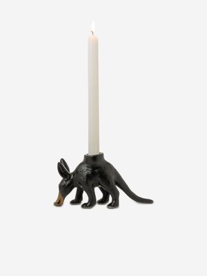 Rialheim Aardvark Candle Holder Small Black