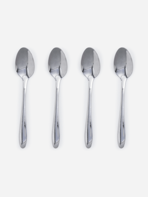 Jet Home Silver 4 Piece Teaspoon Set