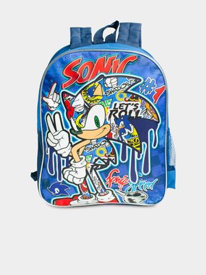 Sonic Blue Double Sided Backpack