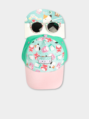 Squishmallows Pink Cap and Sunnies