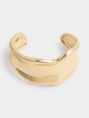 Rigid Wavy Cuff Bangle