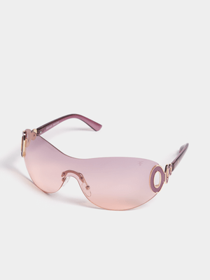 Rimless Shield Sunglasses