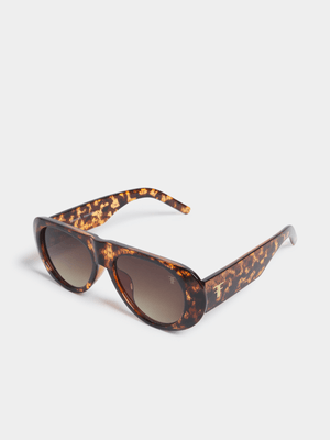 Tortoise Aviator Sunglasses