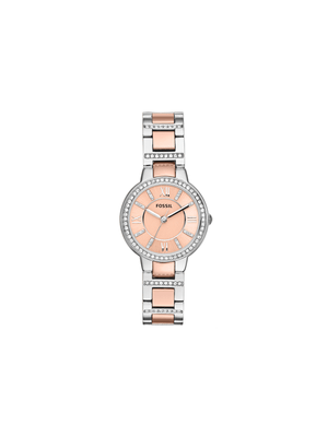 Fossil Ladies Virginia Silver Tone Bracelet Watch