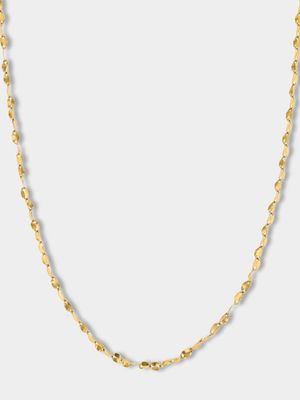 Gold & Sterling Silver, 45cm Fancy Chain