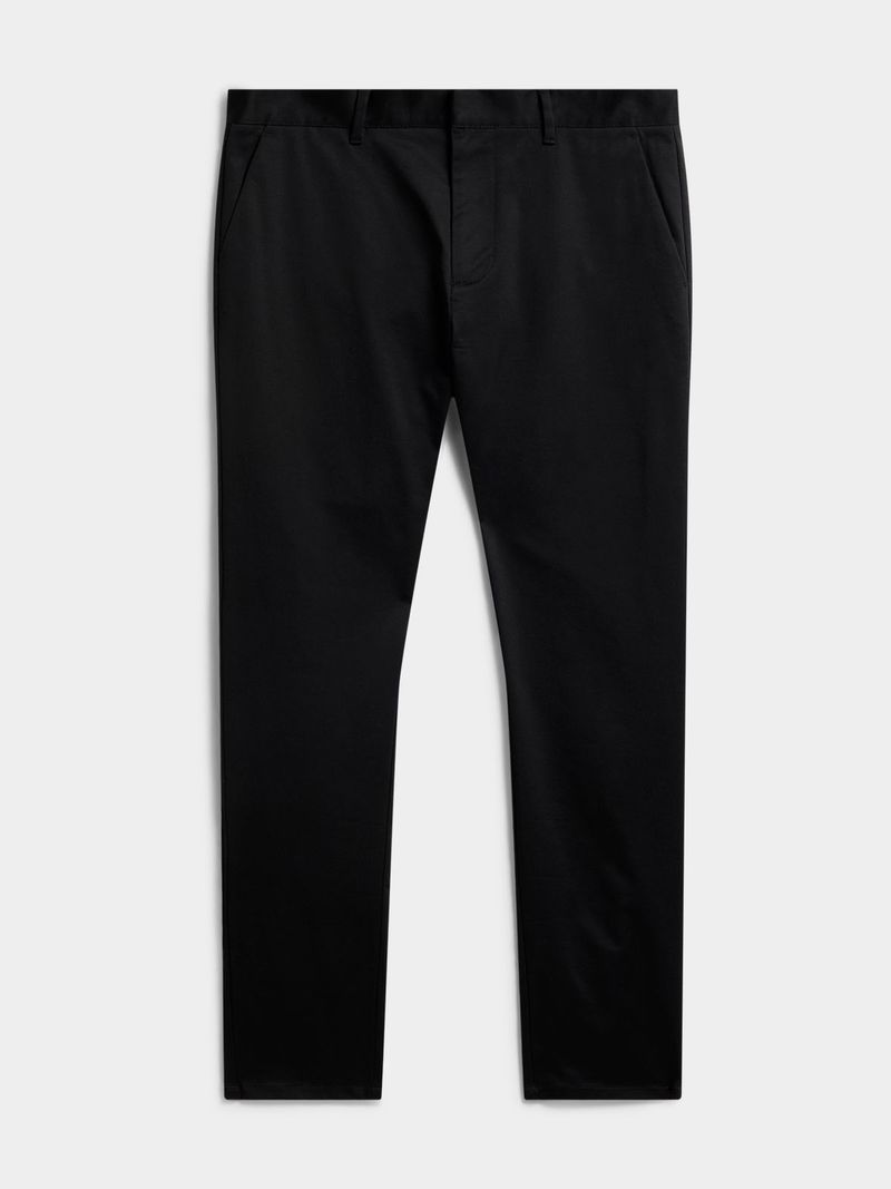 Men's Markham Smart Slim Black Chino - Bash.com