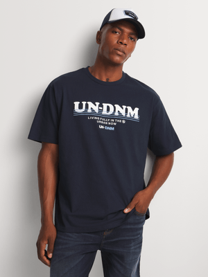 Men's Union-DNM Dark Blue Boxy T-Shirt