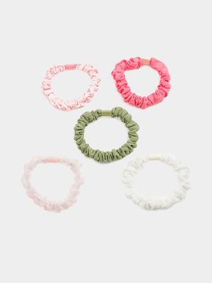 Girl's 5-Pack Skinny Scrunchies