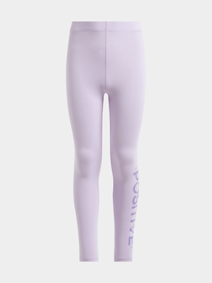 Girls TS Positive Lilac Tights