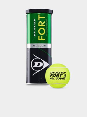 Dunlop Fort All Court Low Altitude 3-tin Tennis Balls