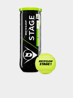 Dunlop Stage 1 Green Tennis Balls 3-Tin