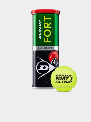 Dunlop Fort All Court High Altitude 3-tin Tennis Balls