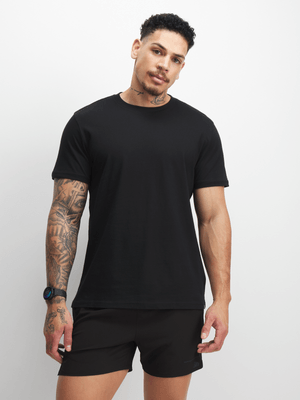 Mens TS Everyday Black Crew Neck Tee