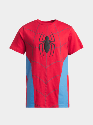 Jet Older Boys Red Spiderman T-Shirt