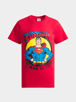 Jet Older Boys Red Superman T-Shirt